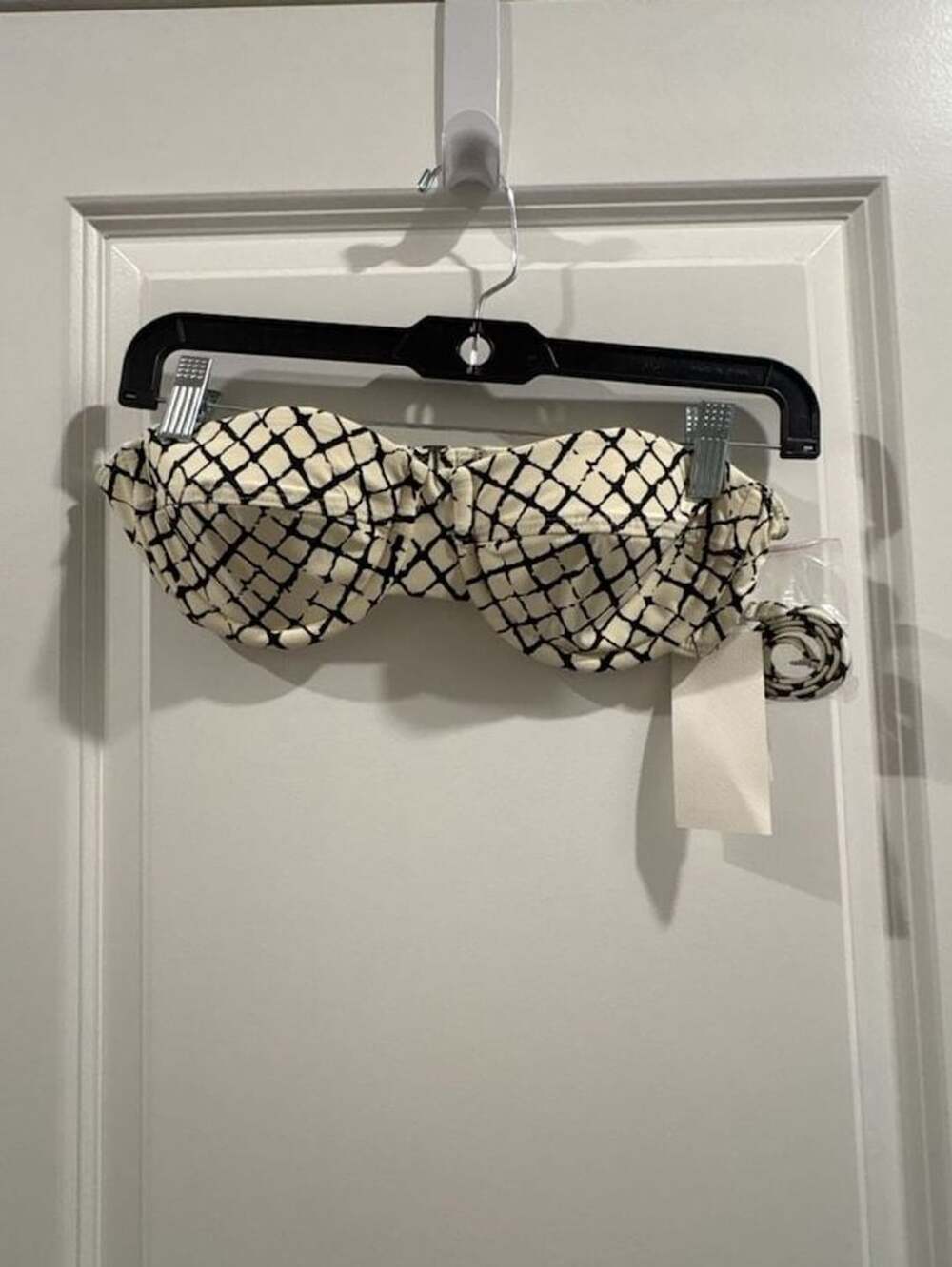 Ella Moss Molded S/C UW Bra Size M Black White